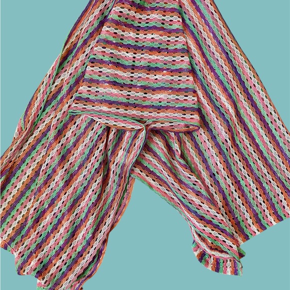 Do Everything In Love Women’s One Size Open Front Stripe Multi‎ Color Kimono - Picture 5 of 6